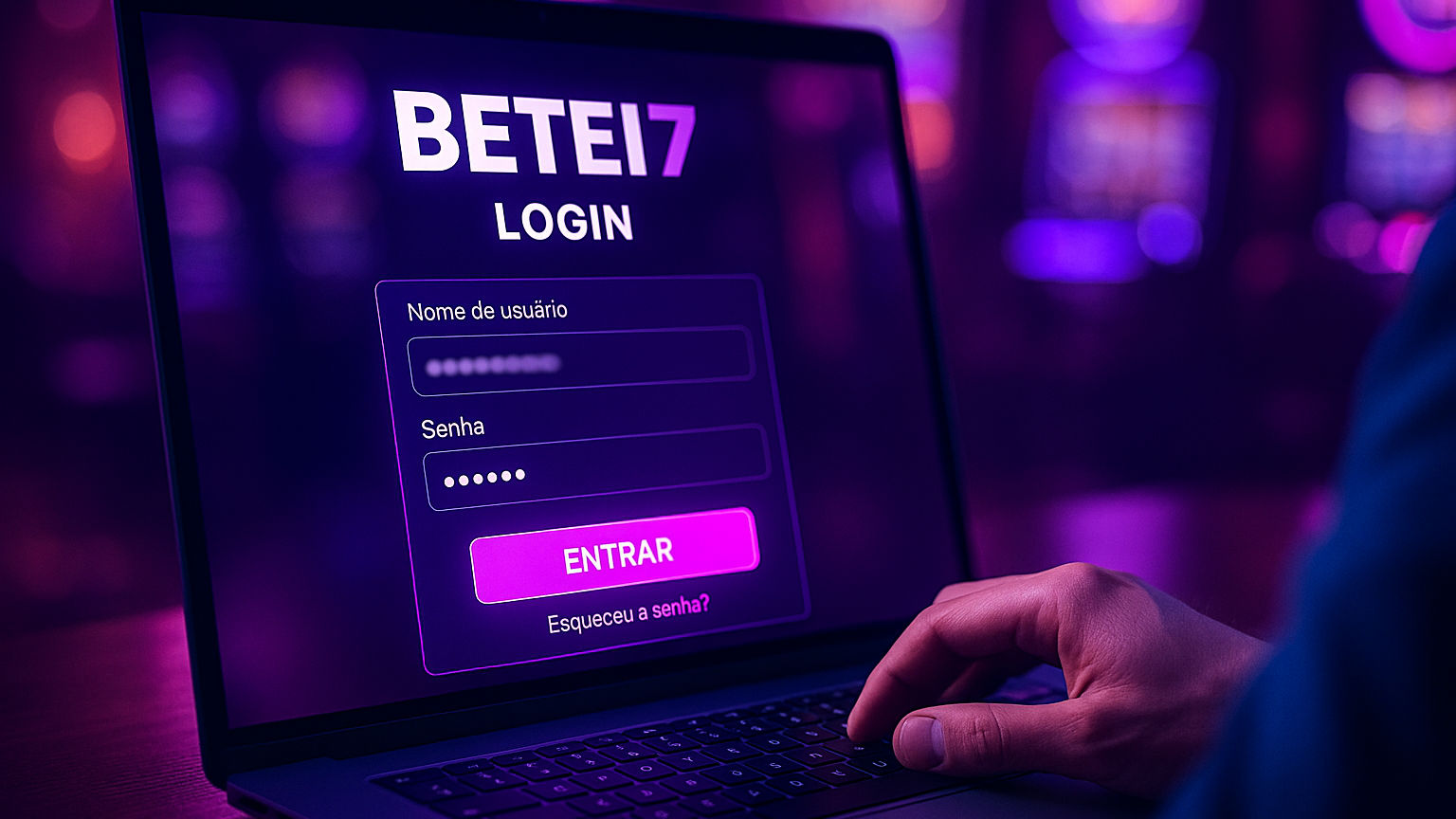 Criar uma nova Conta no plataforma BETEI7
